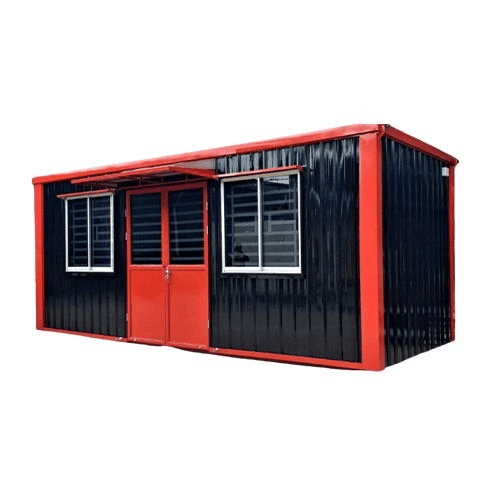 Light Duty Portable Cabin | Economy - PPGI Deck & Steel Frame Finished (NO Window & NO Electrical)