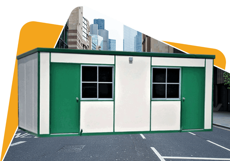 Standard Cabin House | 2 Rooms with Centre Partition (10 x 20 x 8 Ft) 1 rumah kabin kategori 001 7